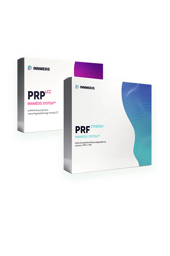 Innmedis System™ produktai — PRF Synergy ir PRP LCC